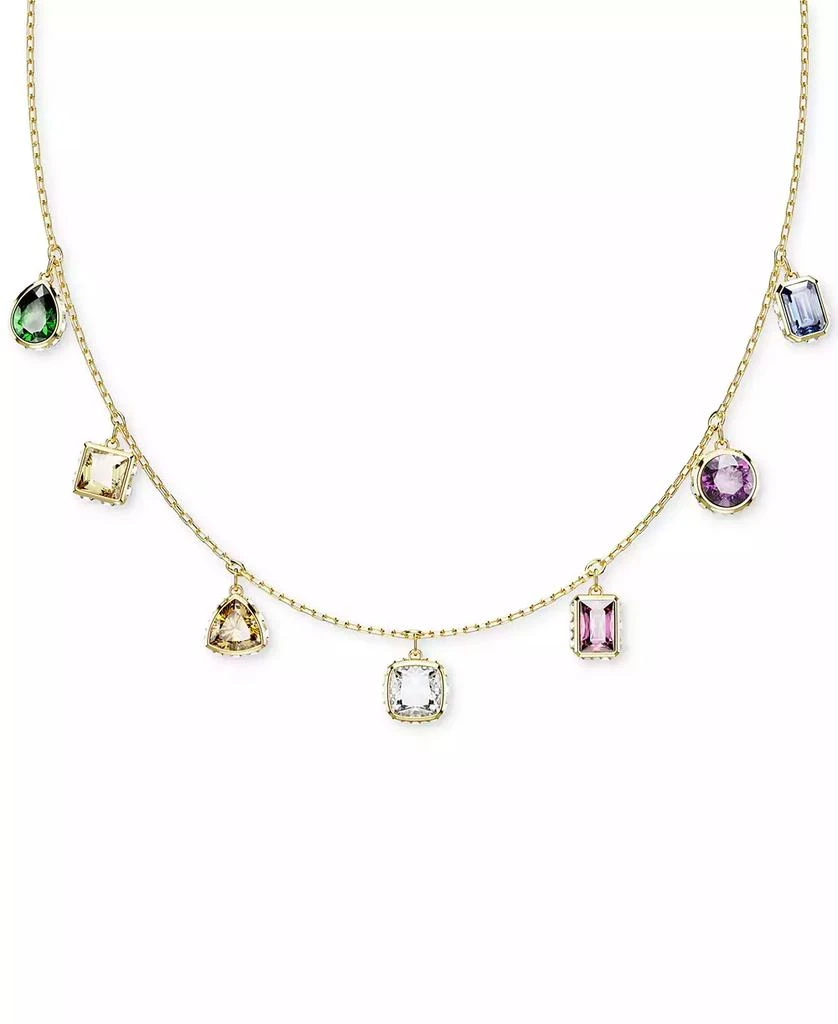 商品Swarovski|Gold-Tone Mixed Crystal Charm Necklace, 15" + 2-3/4" extender,价格¥1043,第1张图片