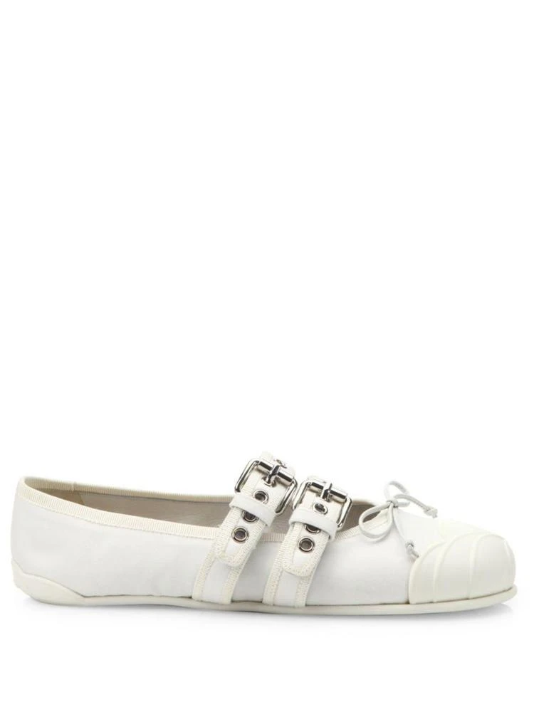 商品Miu Miu|Cap Toe Double-Strap Ballet Sneakers,价格¥1551,第5张图片详细描述