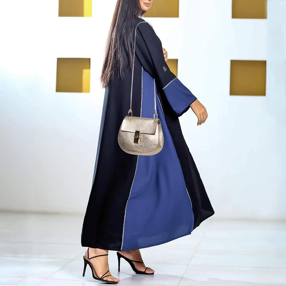 商品[二手商品] Chloé|Chloe Metallic Gold Leather Medium Drew Shoulder Bag,价格¥3467,第2张图片详细描述