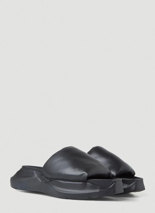 商品Rick Owens|Strobe Geth Slides in Black,价格¥2998,第2张图片详细描述