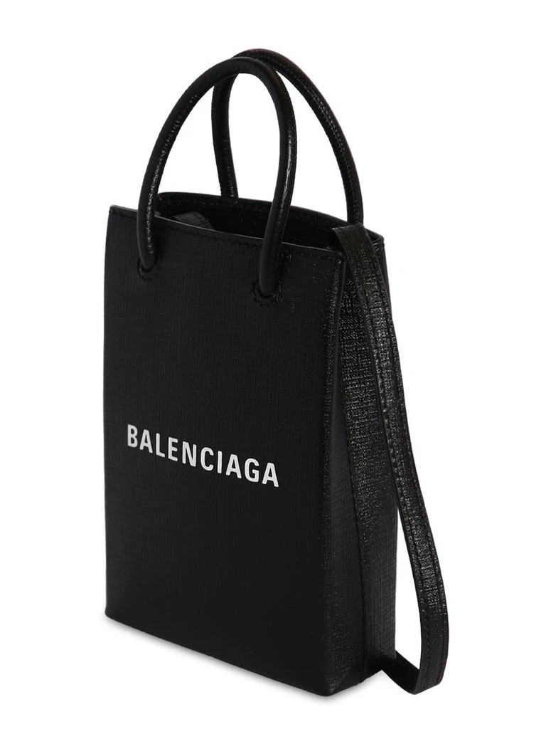 商品Balenciaga|Shopping Leather Phone Holder,价格¥8244,第3张图片详细描述