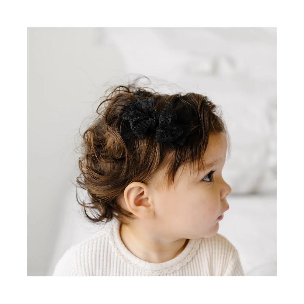 商品Baby Bling|Infant-Toddler 2-pack Tulle Baby Fab-Bow-Lous® Hair Clips for Girls,价格¥105,第2张图片详细描述