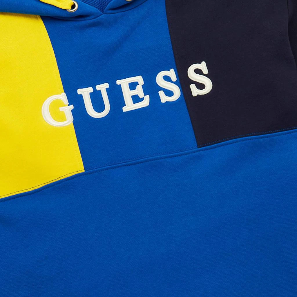 商品GUESS|Guess Boys' Hooded Active Top - Blue and Yellow Comb,价格¥165,第3张图片详细描述