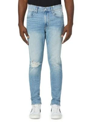 商品Hudson|Zack Stained Skinny Jeans,价格¥397,第1张图片