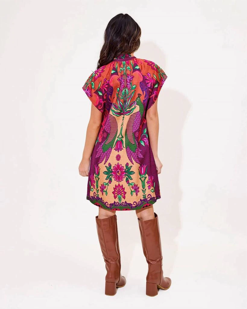 商品Alden Adair|Margot Dress In Peacock,价格¥1408,第3张图片详细描述