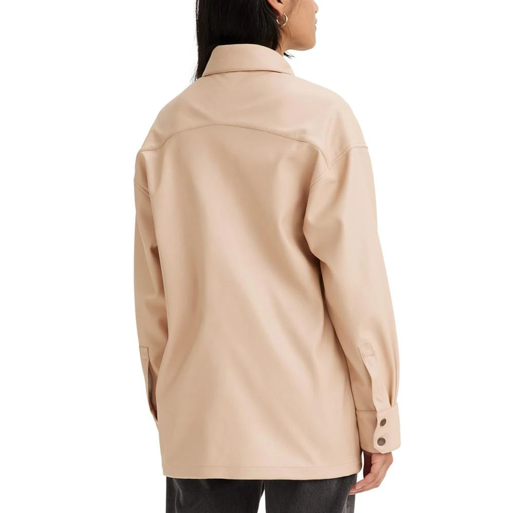 商品Levi's|Women's Gia Faux-Leather Shirt,价格¥511,第2张图片详细描述