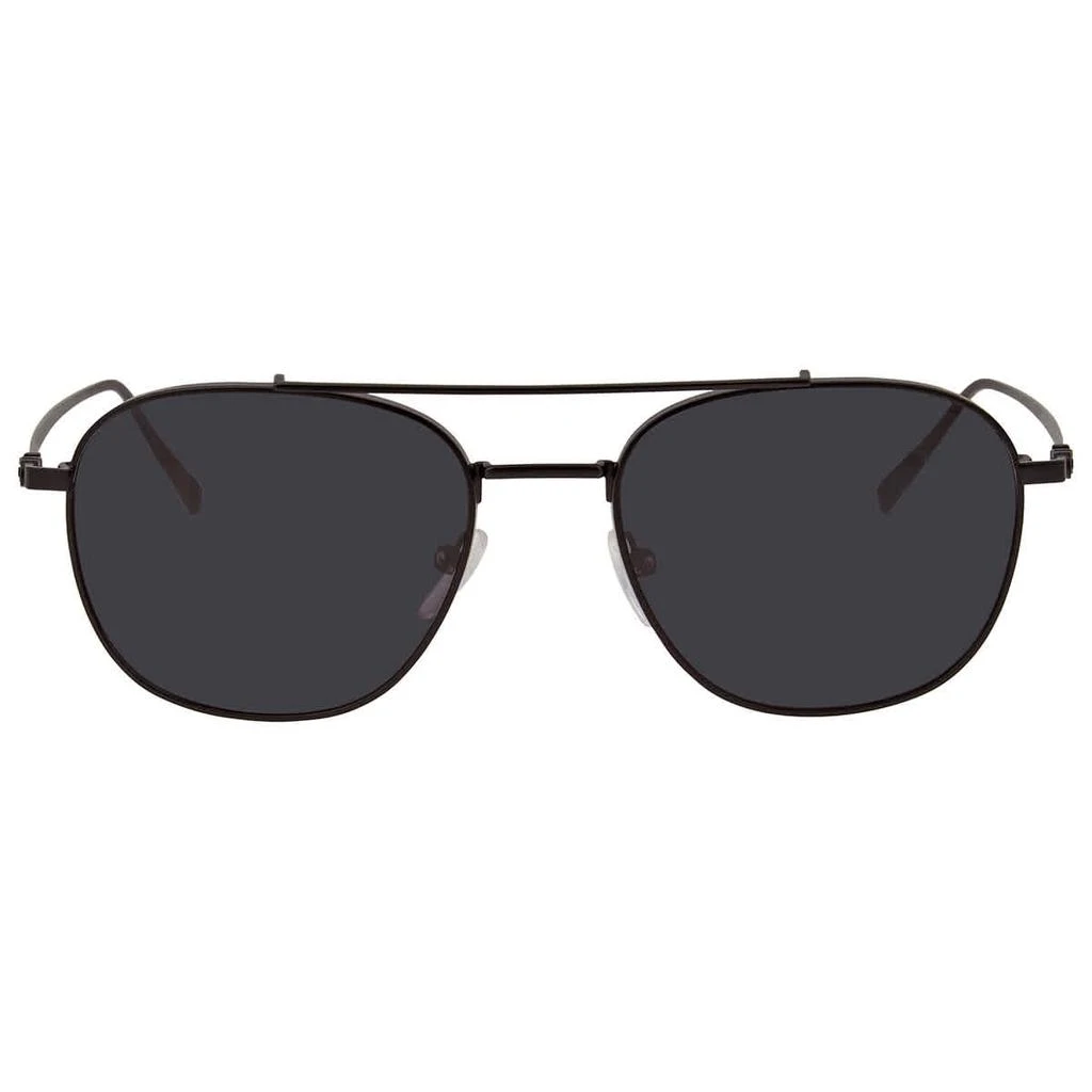 商品Salvatore Ferragamo|Dark Grey Pilot Men's Sunglasses SF200S 002 54,价格¥510,第2张图片详细描述