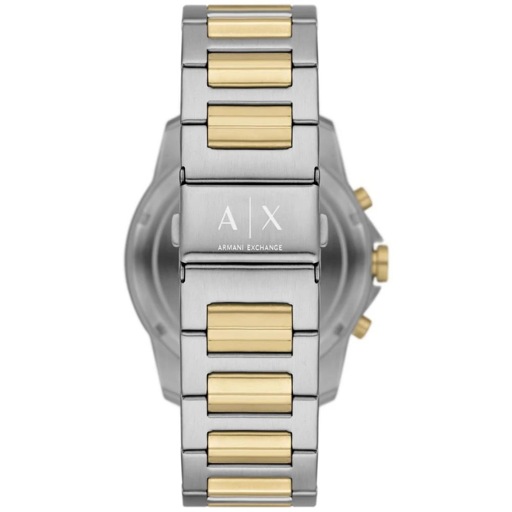 商品Armani Exchange|Men's Quartz Chronograph Multi Stainless Steel Watch 44mm Set, 2 Pieces,价格¥1266,第3张图片详细描述