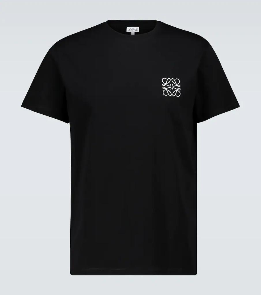 商品Loewe|Anagram embroidered cotton T-shirt,价格¥2274,第1张图片