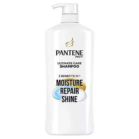 商品Pantene|Pantene Pro-V Ultimate Care 3-in-1 Shampoo, 38.2 fl. oz.,价格¥66,第1张图片