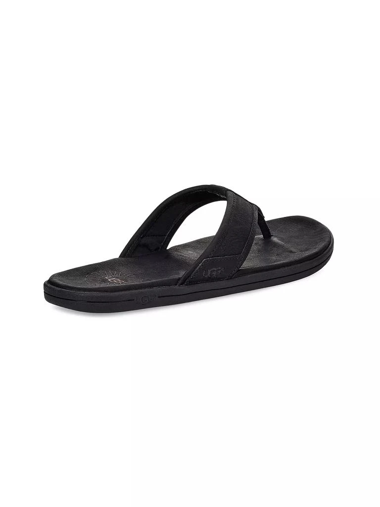 商品UGG|Unisex Seaside Flip Leather Flip Flops,价格¥434,第3张图片详细描述