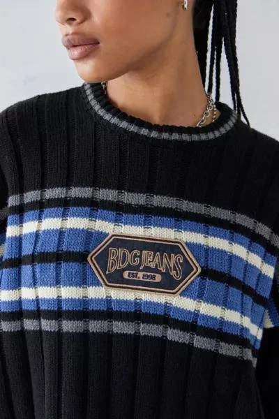 商品BDG|BDG Striped Knit Boyfriend  Sweater,价格¥598,第3张图片详细描述