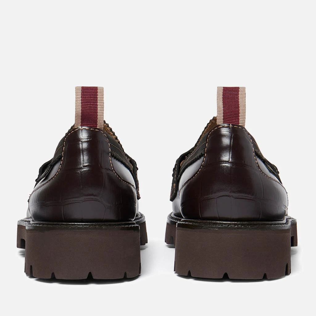 商品G.H. Bass|G.H Bass & Co x Nicholas Daley Men's Super Lug Lincoln Leather Loafers,价格¥1002,第3张图片详细描述