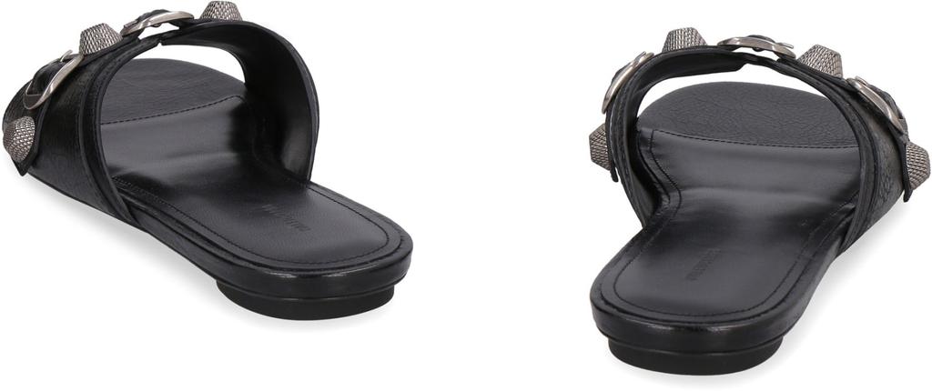Balenciaga Cagole Leather Slides商品第4张图片规格展示