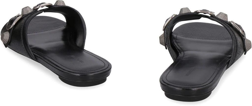 商品Balenciaga|Cagole Leather Slides,价格¥3403,第4张图片详细描述