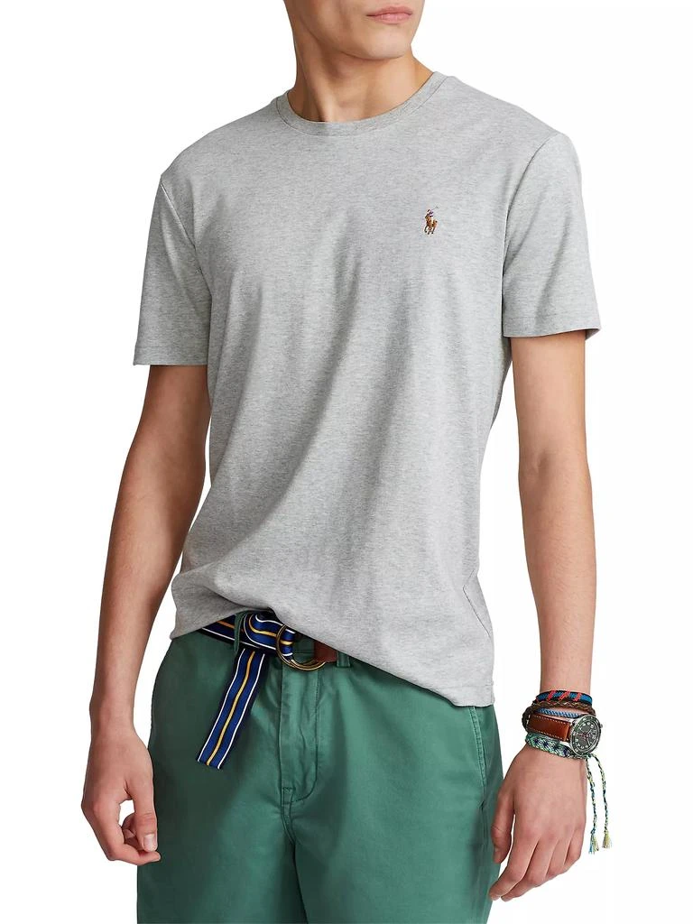 商品Ralph Lauren|Pima Cotton T-Shirt,价格¥490,第3张图片详细描述