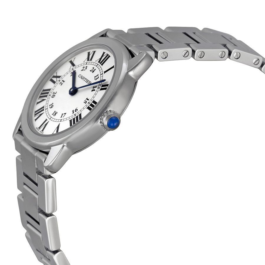 商品[二手商品] Cartier|Cartier Rondo Solo de Cartier Ladies Quartz Watch W6701004,价格¥19178,第4张图片详细描述