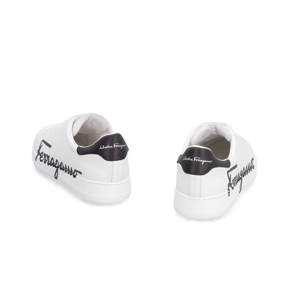 SALVATORE FERRAGAMO 男士白色运动鞋 02-0490-747219 商品