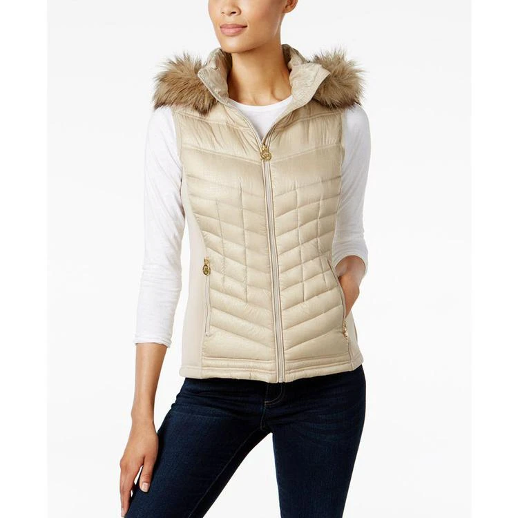 商品Michael Kors|MICHAEL  Faux-Fur-Trim Down Vest,价格¥823,第1张图片