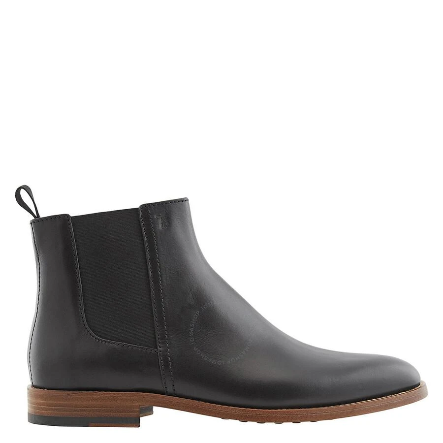 商品Tod's|Men's Black Beatles Leather Ankle Boots,价格¥1765,第1张图片