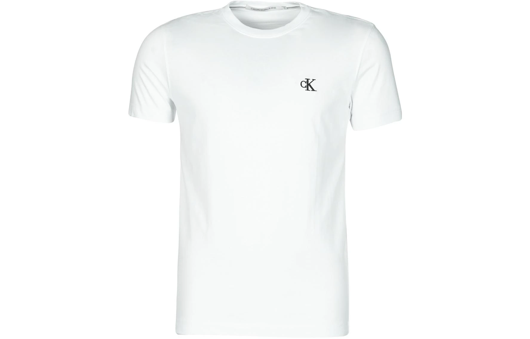 商品[国内直发] Calvin Klein|CALVIN KLEIN CK/ 纯色休闲短袖T恤 男款 白色,价格¥319,第1张图片