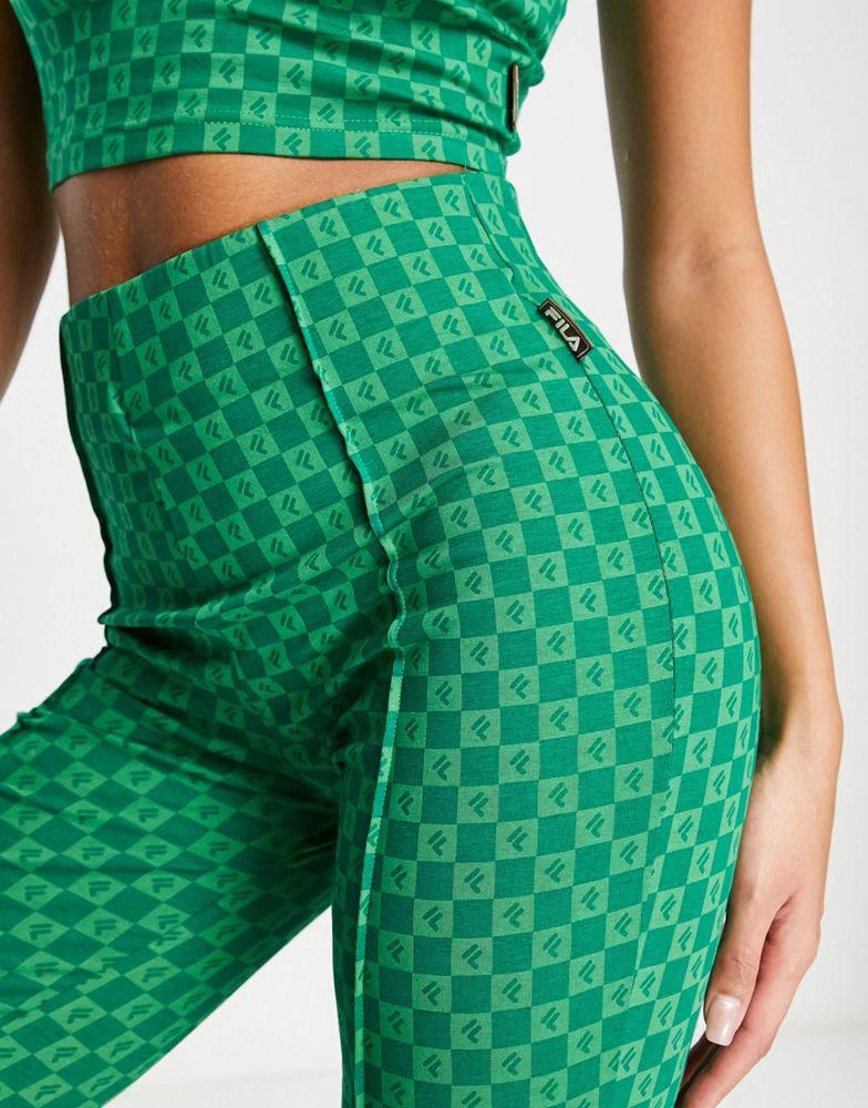 商品Fila|Fila retro flare trousers in green,价格¥233,第3张图片详细描述