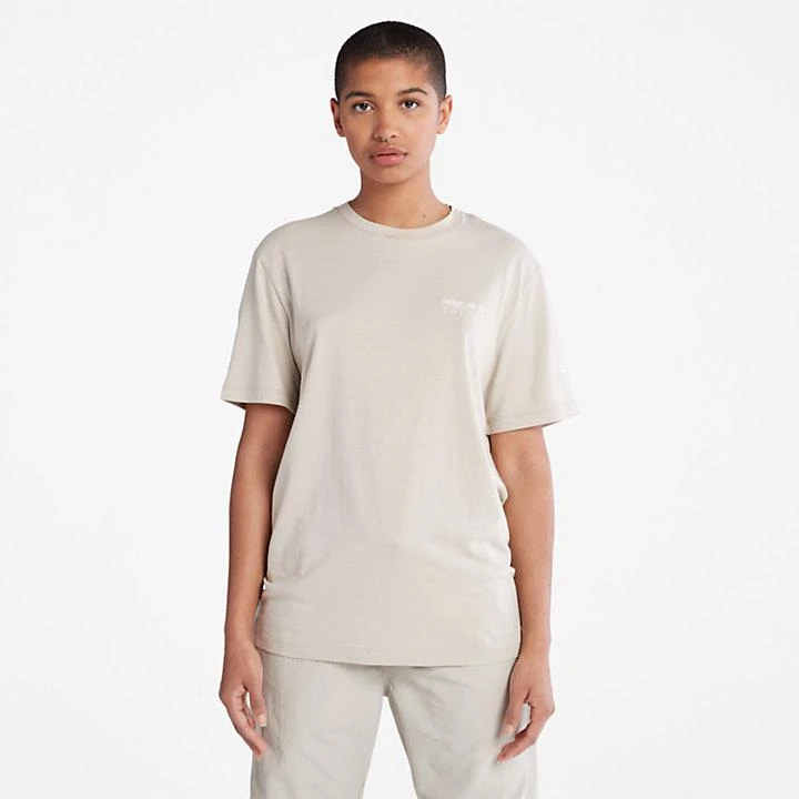 商品Timberland|Luxe Comfort Essentials Tencel™ x Refibra™ T-Shirt in Grey,价格¥289,第4张图片详细描述