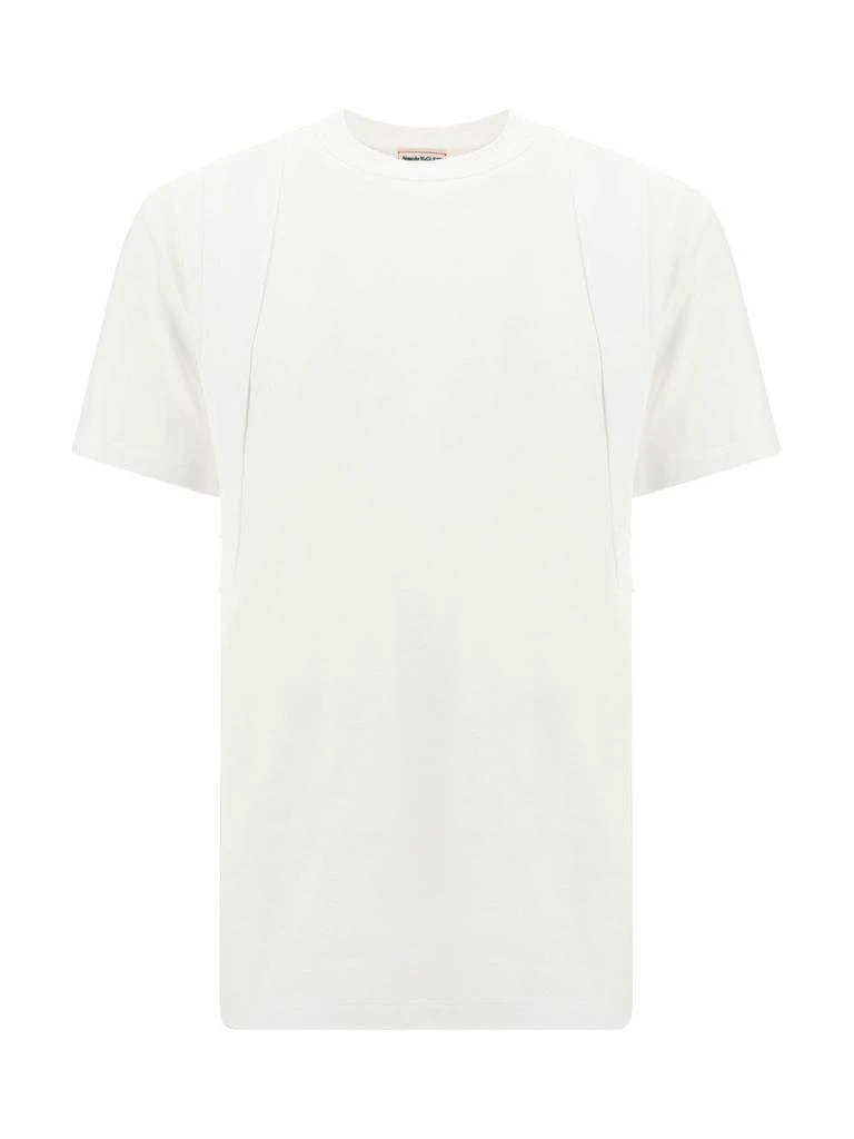 商品Alexander McQueen|Alexander McQueen Short-Sleeved Crewneck T-Shirt,价格¥1362,第1张图片