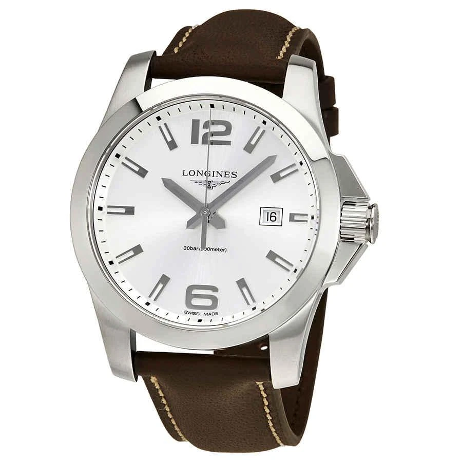 商品Longines|浪琴康卡斯系列男士石英腕表 L37604765 ,价格¥4609,第1张图片