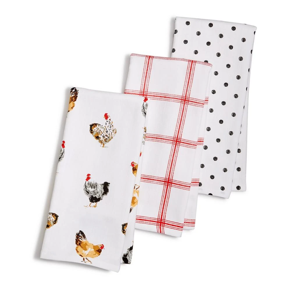 商品Martha Stewart|3-Pc. Rooster Towel Set, Created for Macy's,价格¥83,第1张图片