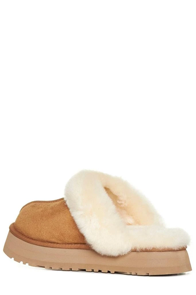 商品UGG|UGG Disquette Shearling Platform Slippers,价格¥1107,第3张图片详细描述