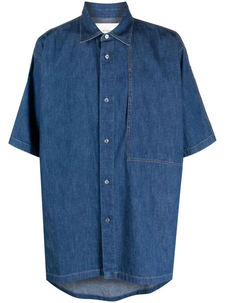 商品Studio Nicholson|STUDIO NICHOLSON Denim shirt,价格¥1847,第1张图片