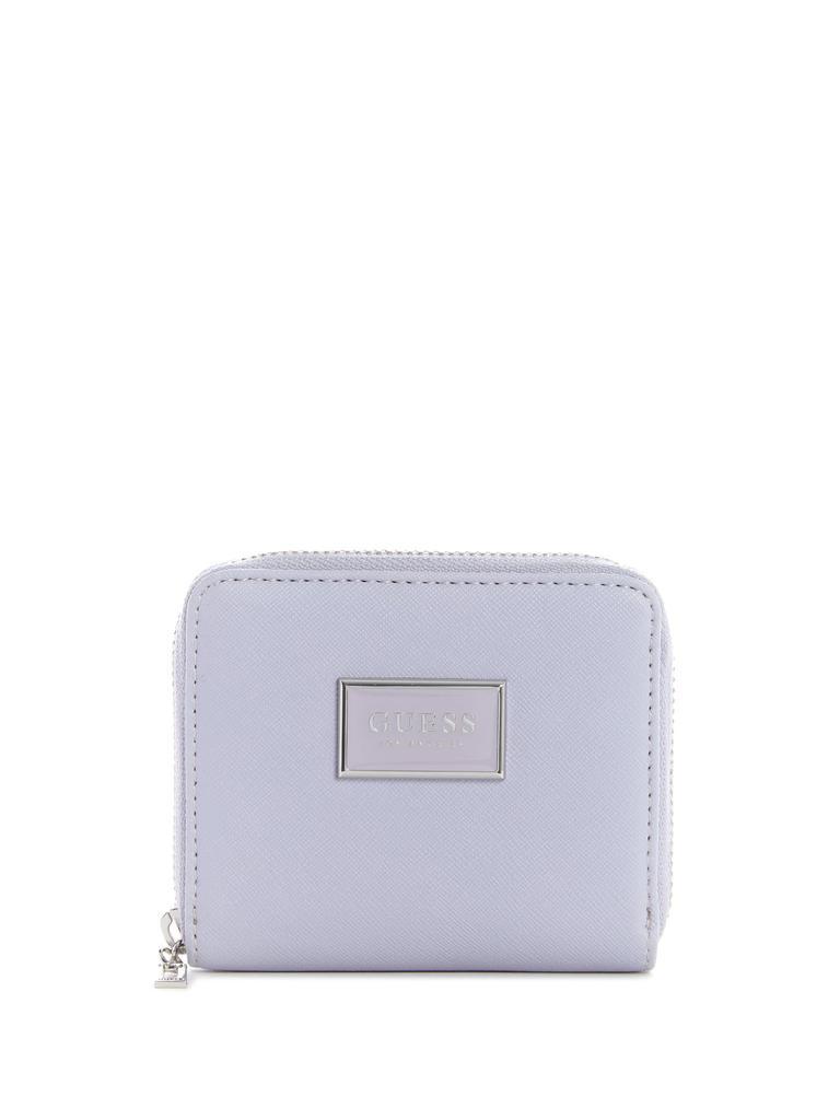 商品Guess Factory|Abree Saffiano Zip-Around Wallet,价格¥185-¥199,第6张图片详细描述