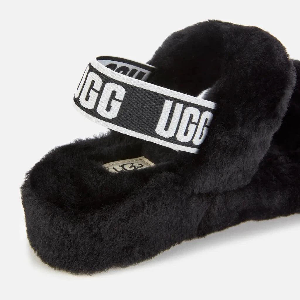 商品UGG|UGG Women's Oh Yeah Slippers - Black,价格¥423,第4张图片详细描述