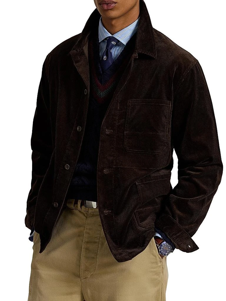 商品Ralph Lauren|Wide-Wale Corduroy Utility Jacket,价格¥1830,第3张图片详细描述