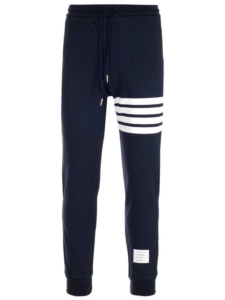 商品Thom Browne|Thom Browne Engineered 4-Bar Striped Sweatpants,价格¥5212,第1张图片