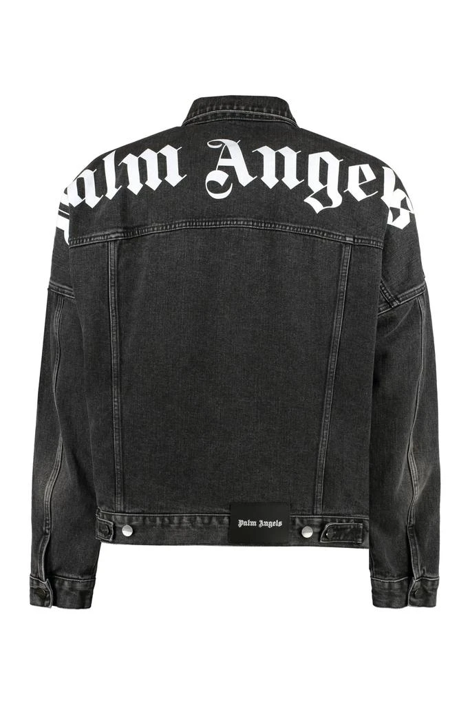 商品Palm Angels|Palm Angels Bleach Wash Denim Jacket,价格¥4211,第2张图片详细描述