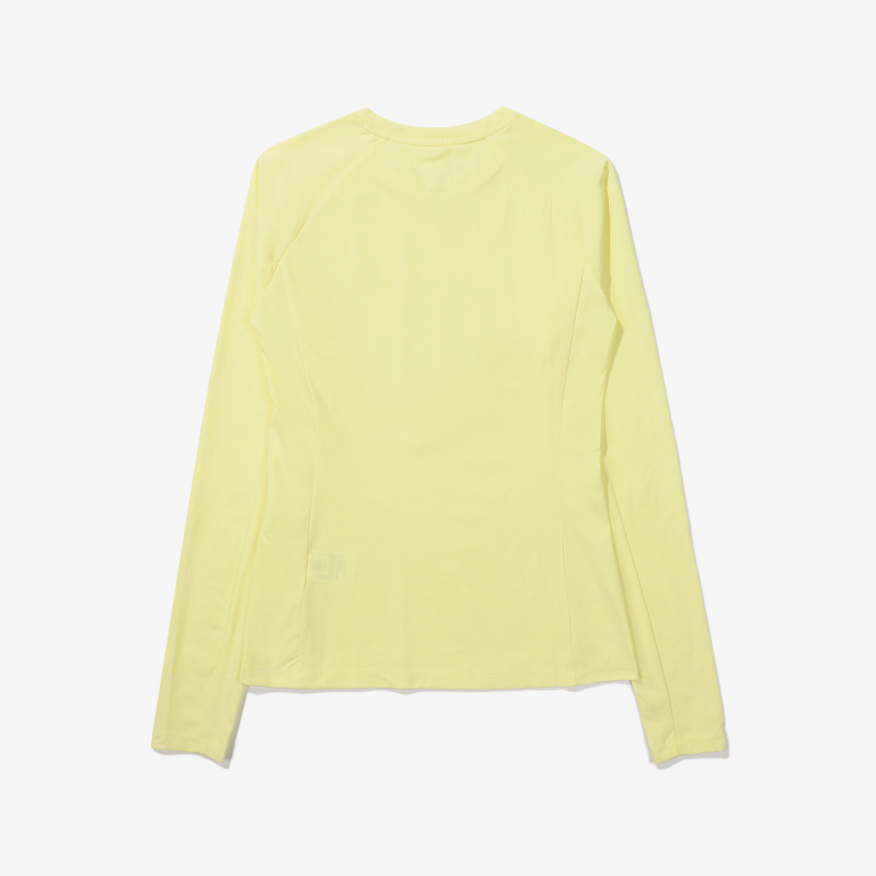 【享贝家】FILA HQ 女士基本款长袖T恤白色/黄色/粉色FS2RLE1252F（特价活动款）商品第6张图片规格展示