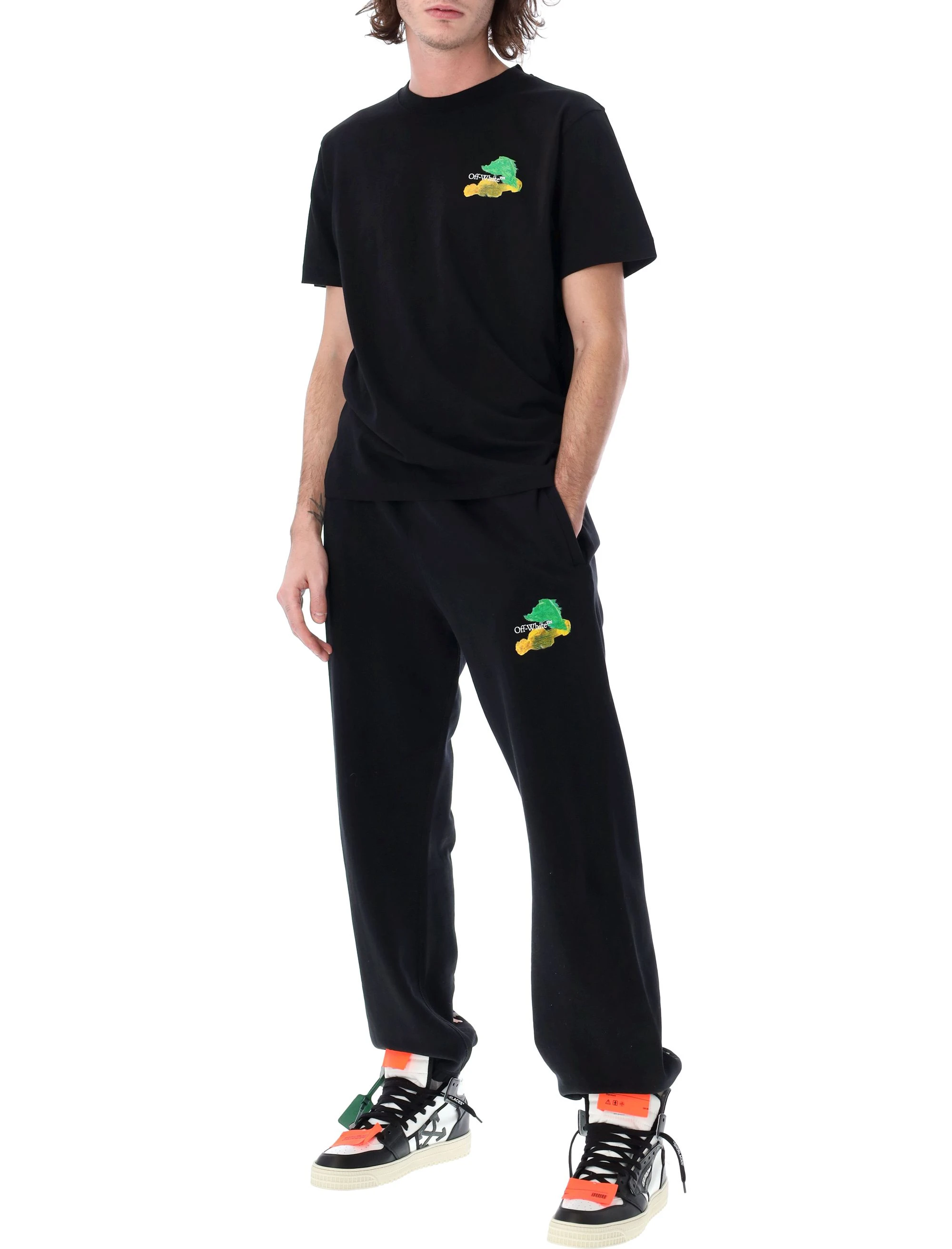 商品【商品预售7天】 Off-White|Off-White 男士健身裤 OMCH029S23FLE0021084 黑色,价格¥2224,第5张图片详细描述