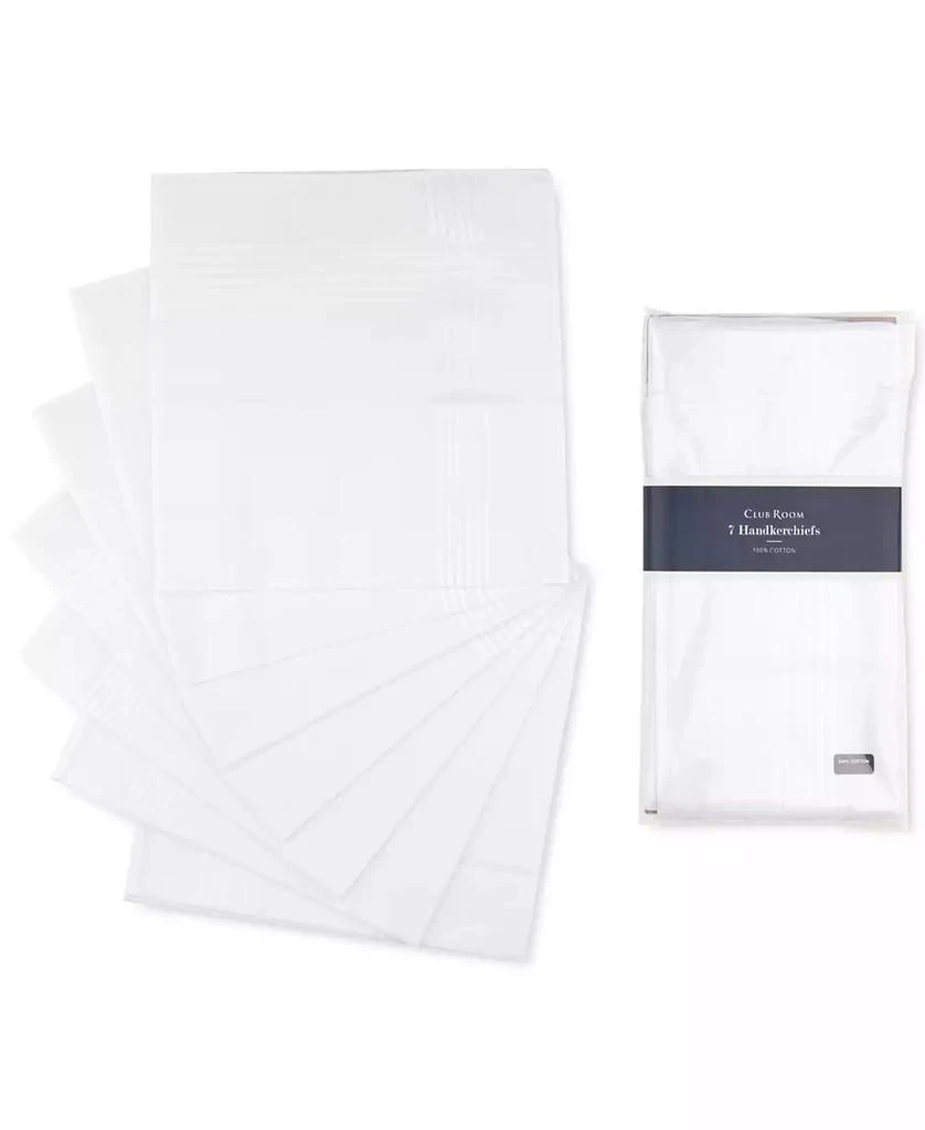商品Club Room|Men's 7-Pc. Cotton Handkerchiefs,价格¥105,第2张图片详细描述