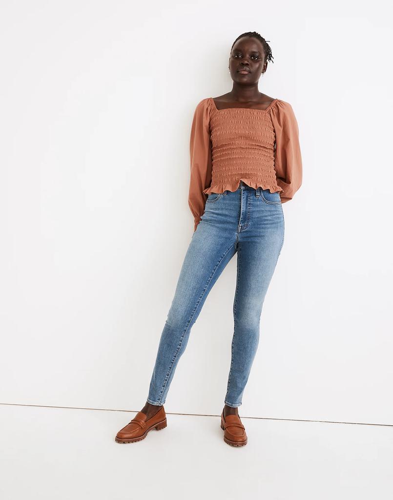 商品Madewell|Tall Curvy Roadtripper Authentic Skinny Jeans in Vinton Wash,价格¥481,第4张图片详细描述
