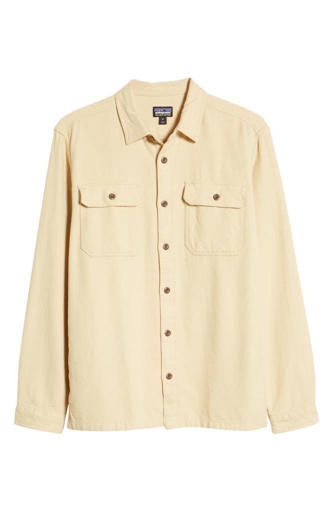 Natural Dye Fjord Flannel Button-Up Organic Cotton Shirt商品第5张图片规格展示