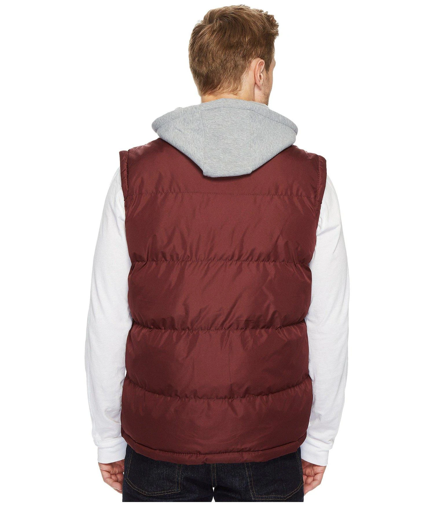 商品U.S. POLO ASSN.|Basic Puffer Vest with Fleece Hood,价格¥506,第3张图片详细描述