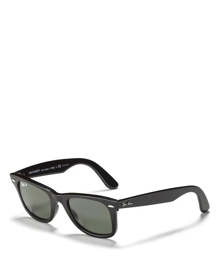 商品Ray-Ban|Unisex Polarized Wayfarer Sunglasses, 50mm,价格¥1274,第2张图片详细描述