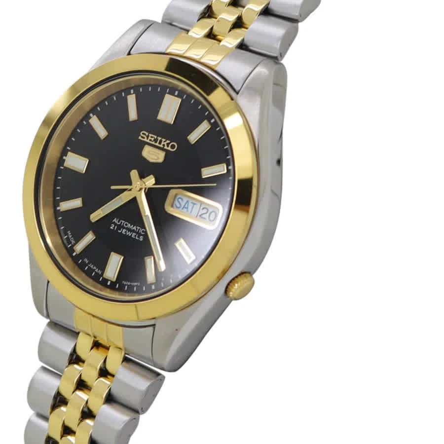 商品Seiko|Seiko Seiko 5 Automatic Black Dial Mens Watch SNKF96J1,价格¥1222,第2张图片详细描述