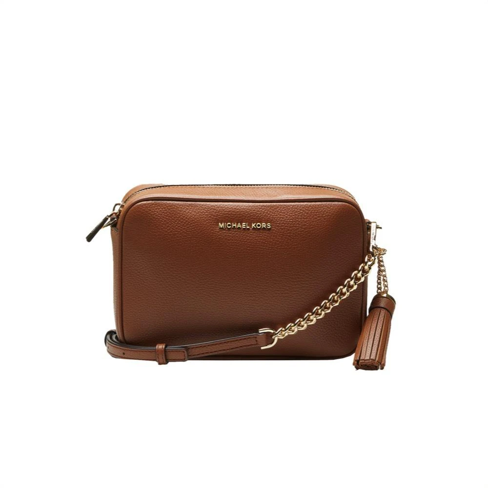 商品Michael Kors|Michael Kors - Leather Strap Ginny - Luggage,价格¥1530,第1张图片