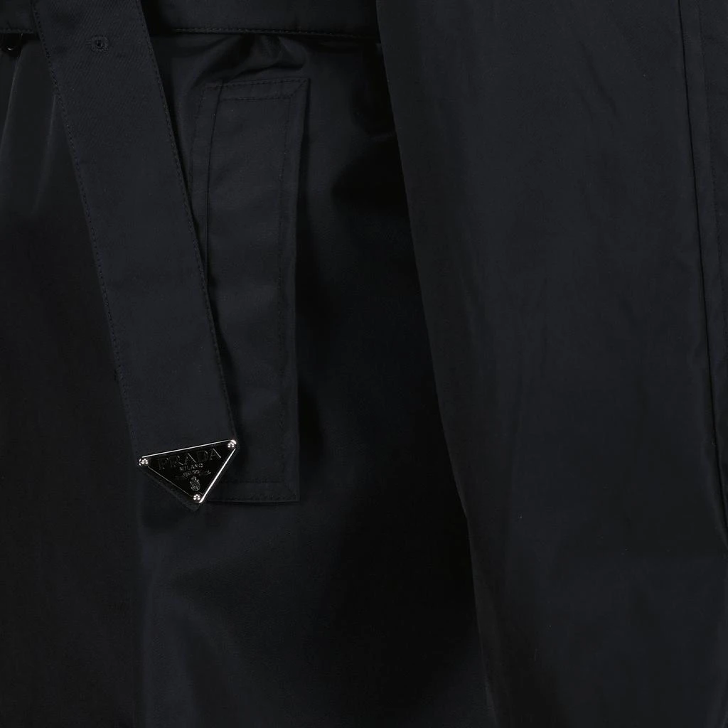 商品Prada|Prada Re-Nylon Double Breasted Belted Waist Raincoat,价格¥18357,第3张图片详细描述