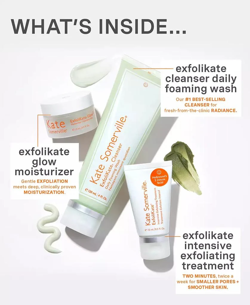 商品Kate Somerville|3-Pc. Joy To The Glow Skincare Set,价格¥257,第2张图片详细描述