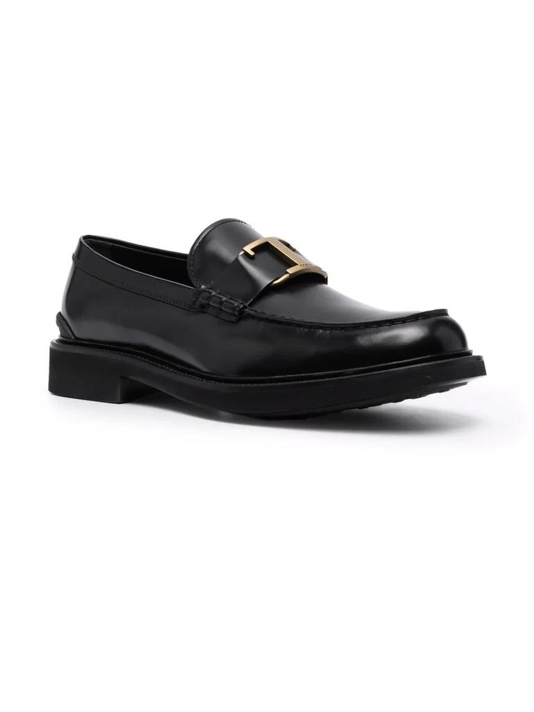 商品Tod's|Tod's Loafers In Black Semi-shiny Leather,价格¥3653,第2张图片详细描述