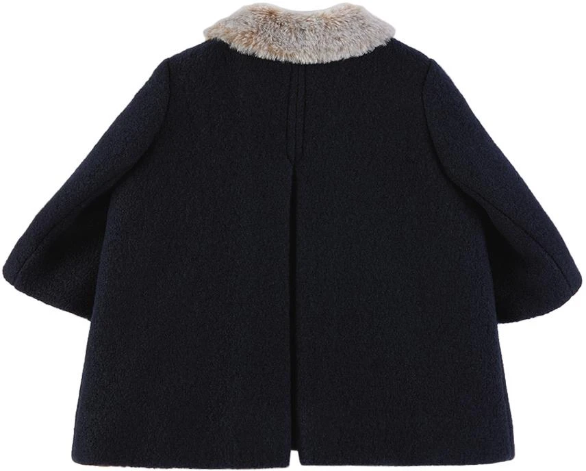 商品Bonpoint|Baby Navy Moka Coat,价格¥1059,第2张图片详细描述